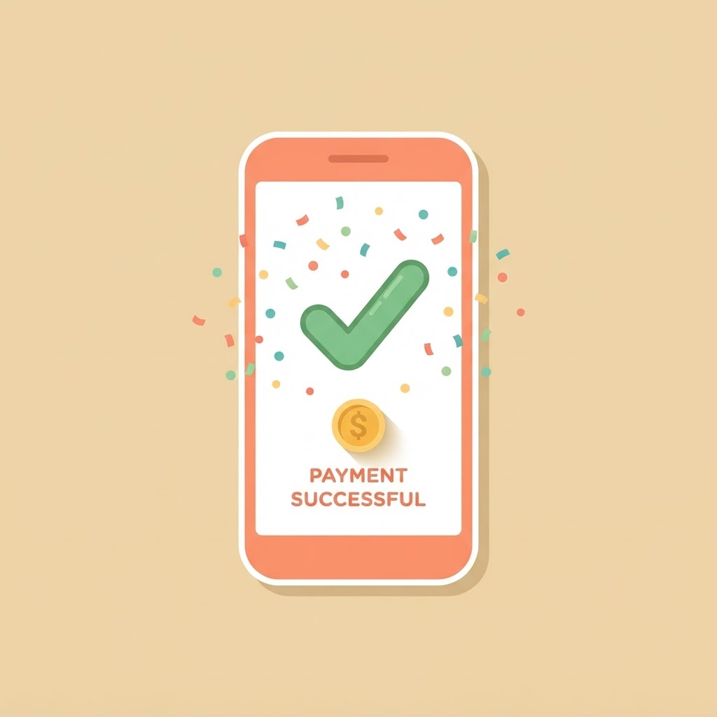You're done — get paid