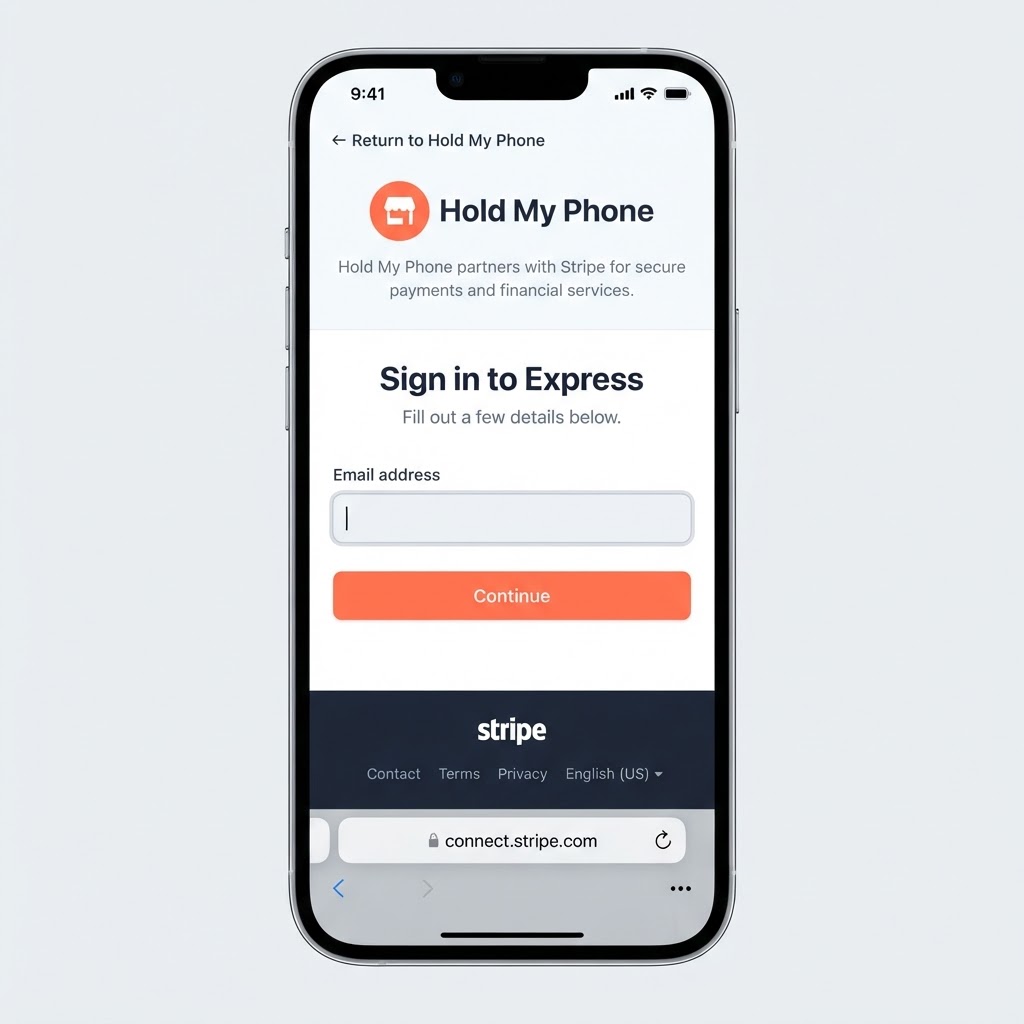 Sign in to Stripe Express