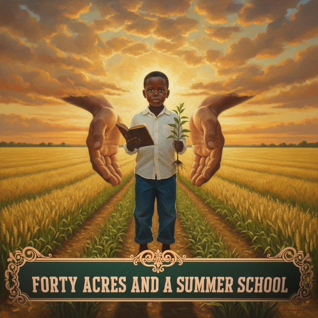 Forty Acres and a Summer School children artwork
