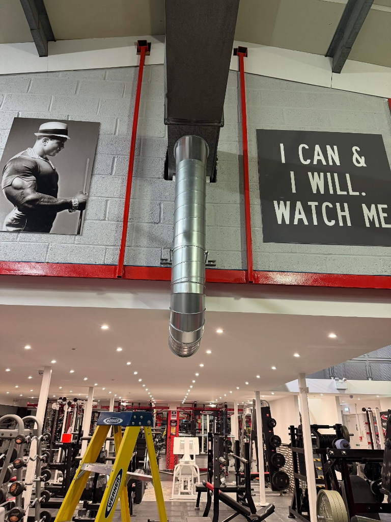 Gym Commercial Ductwork Installation