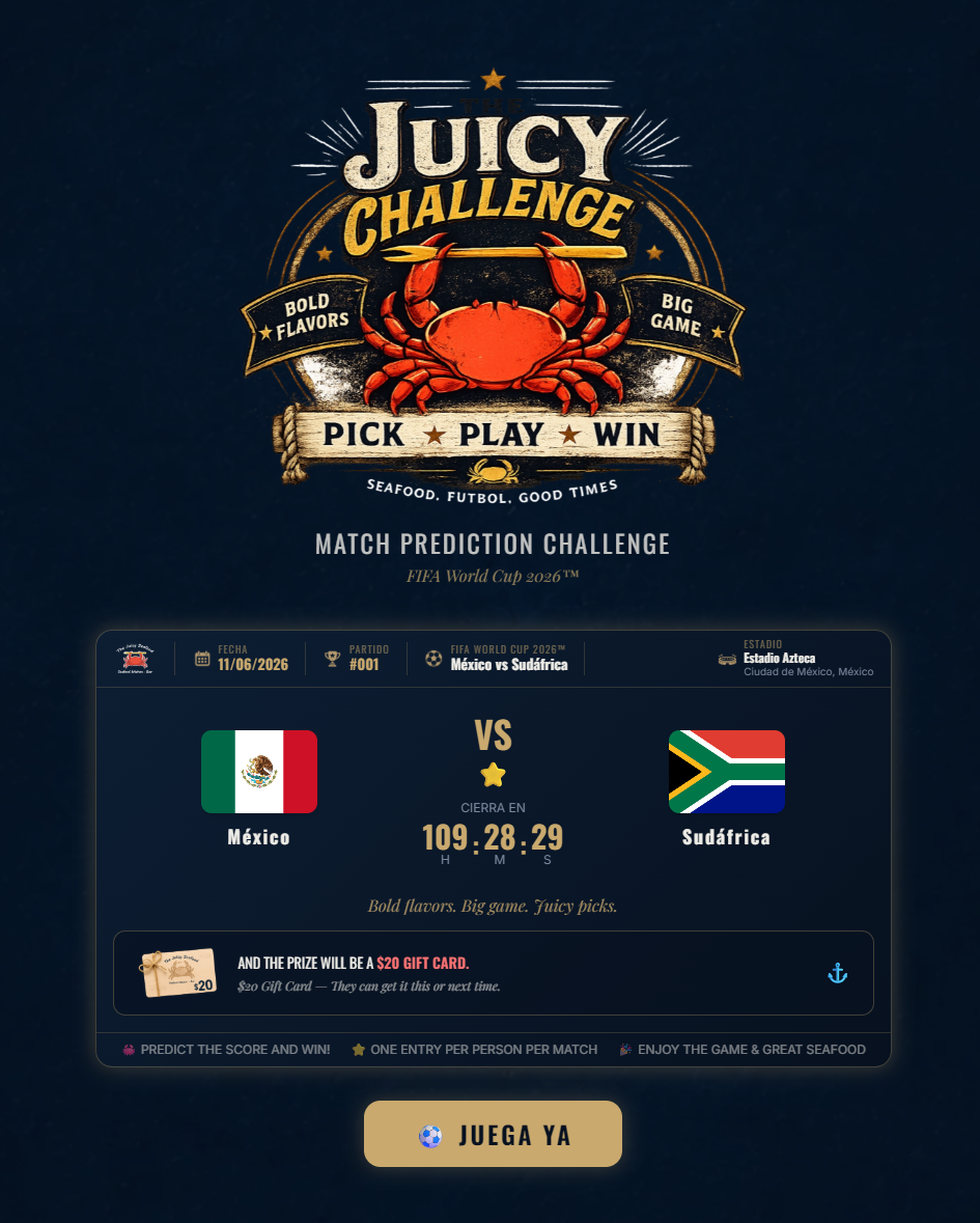 Match Challenge template preview