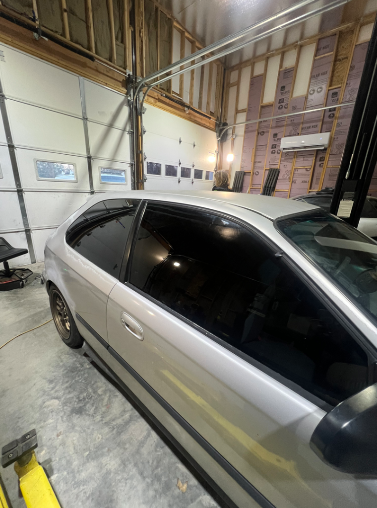 Silver Sedan — 35% Tint