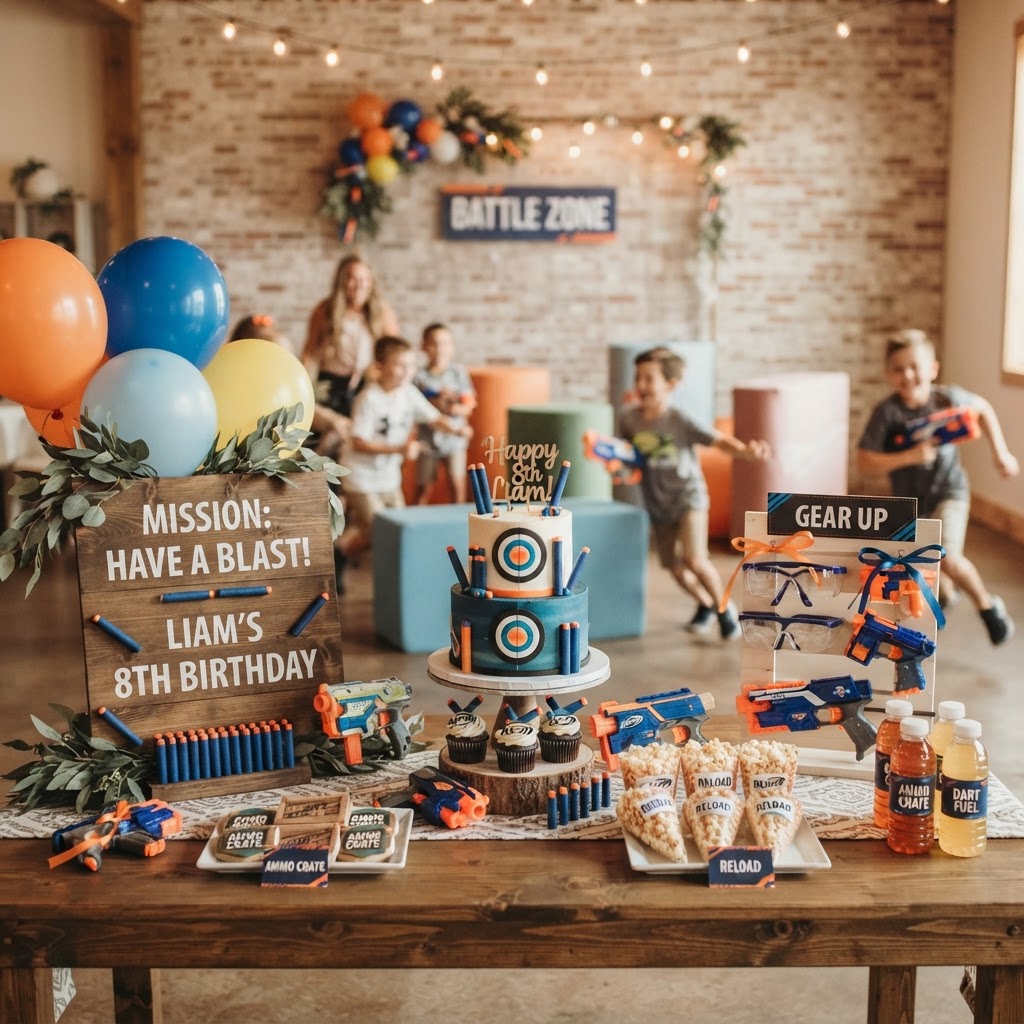 Target Practice: A Nerf Battle Birthday Bash