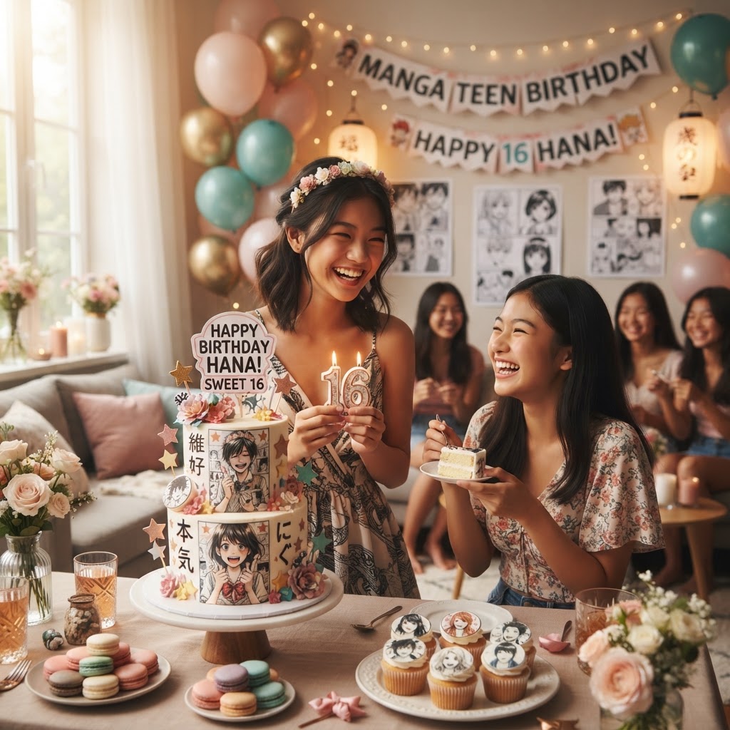 A Manga-Themed Birthday Bash
