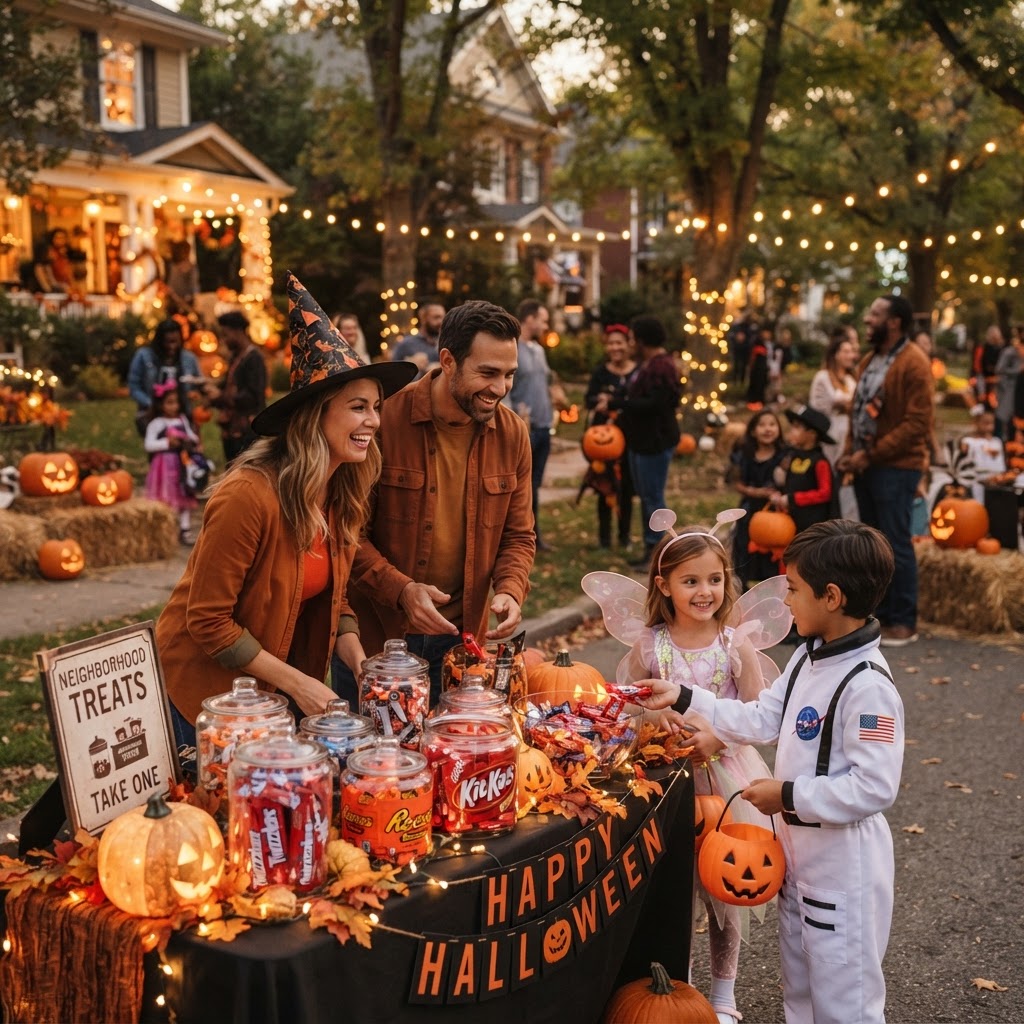 Spooktacular Streets: A Neighborhood Halloween Block Party
