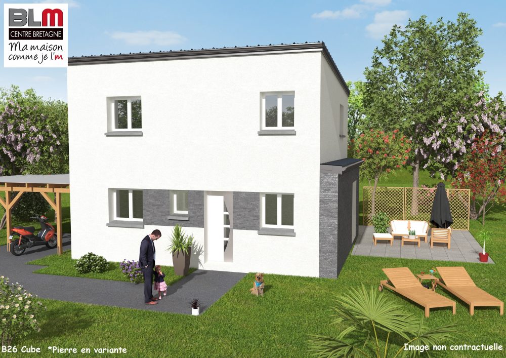 Maison cubique B26 – Vue extérieure