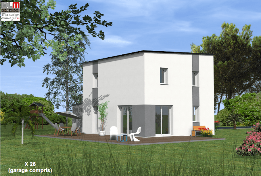 Maison cubique X26 – Vue extérieure 2