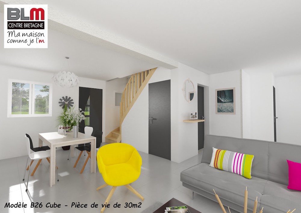 Maison cubique B26 – Intérieur