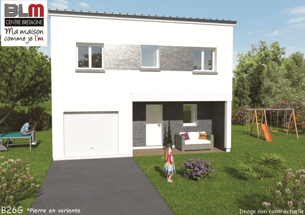 Maison cubique B26 G – Vue extérieure