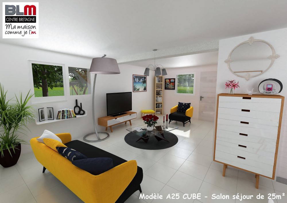 Maison cubique A25 – Intérieur