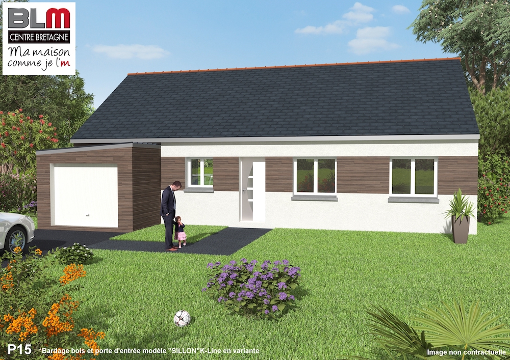 Maison plain pied P15