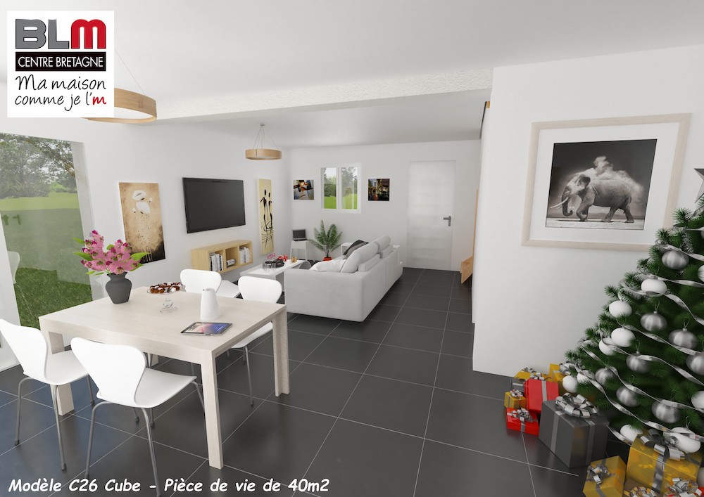 Maison cubique C26 – Intérieur 1