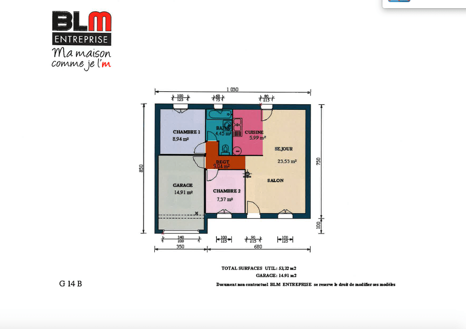 G14 B – Plan