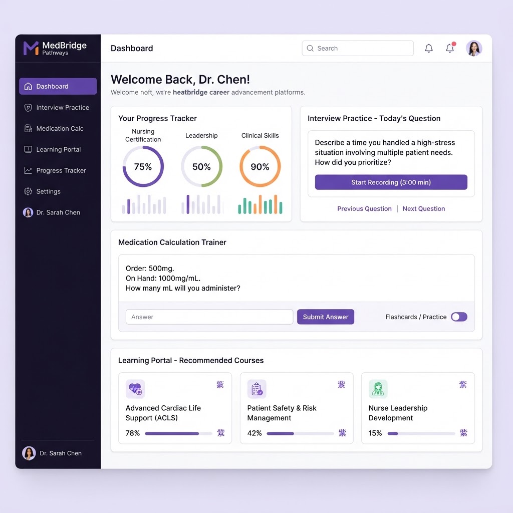 Healthcare Career Business dashboard