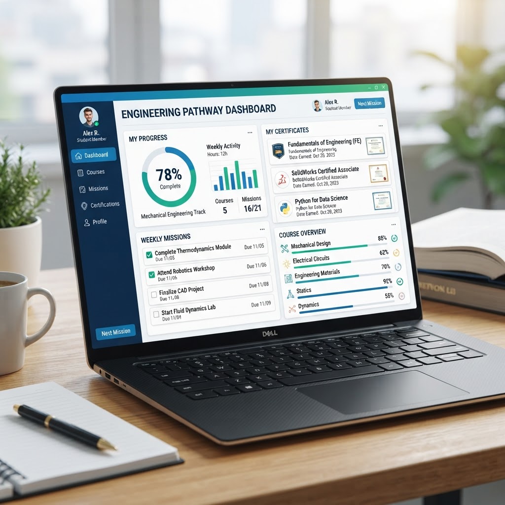 Mini Engineers Club dashboard