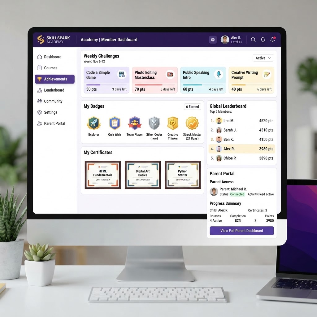 Brick Builders Club dashboard