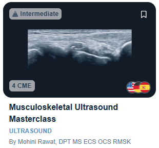 Musculoskeletal Ultrasound Masterclass