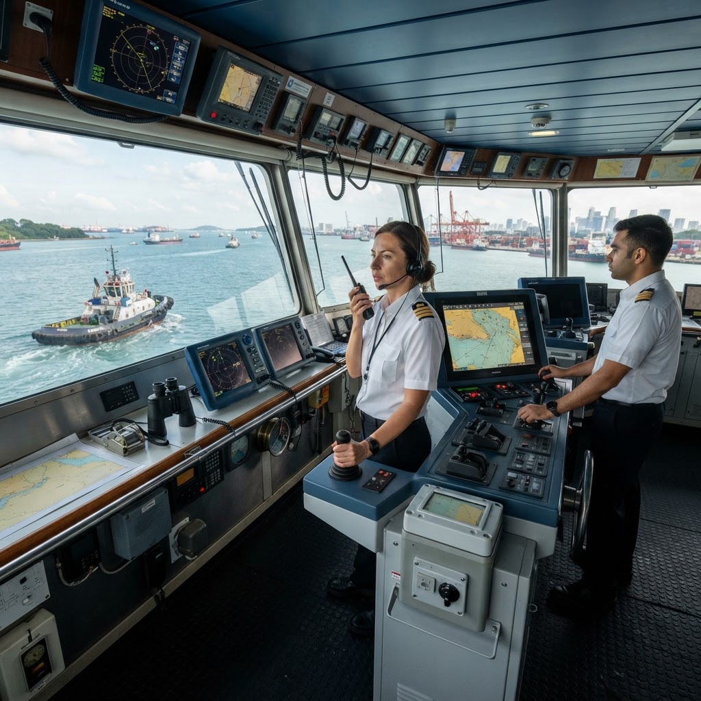 How to Execute a Departure with an Offshore Wind: MCA Oral Exam Guide