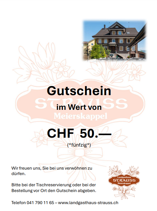 Gutschein CHF 50