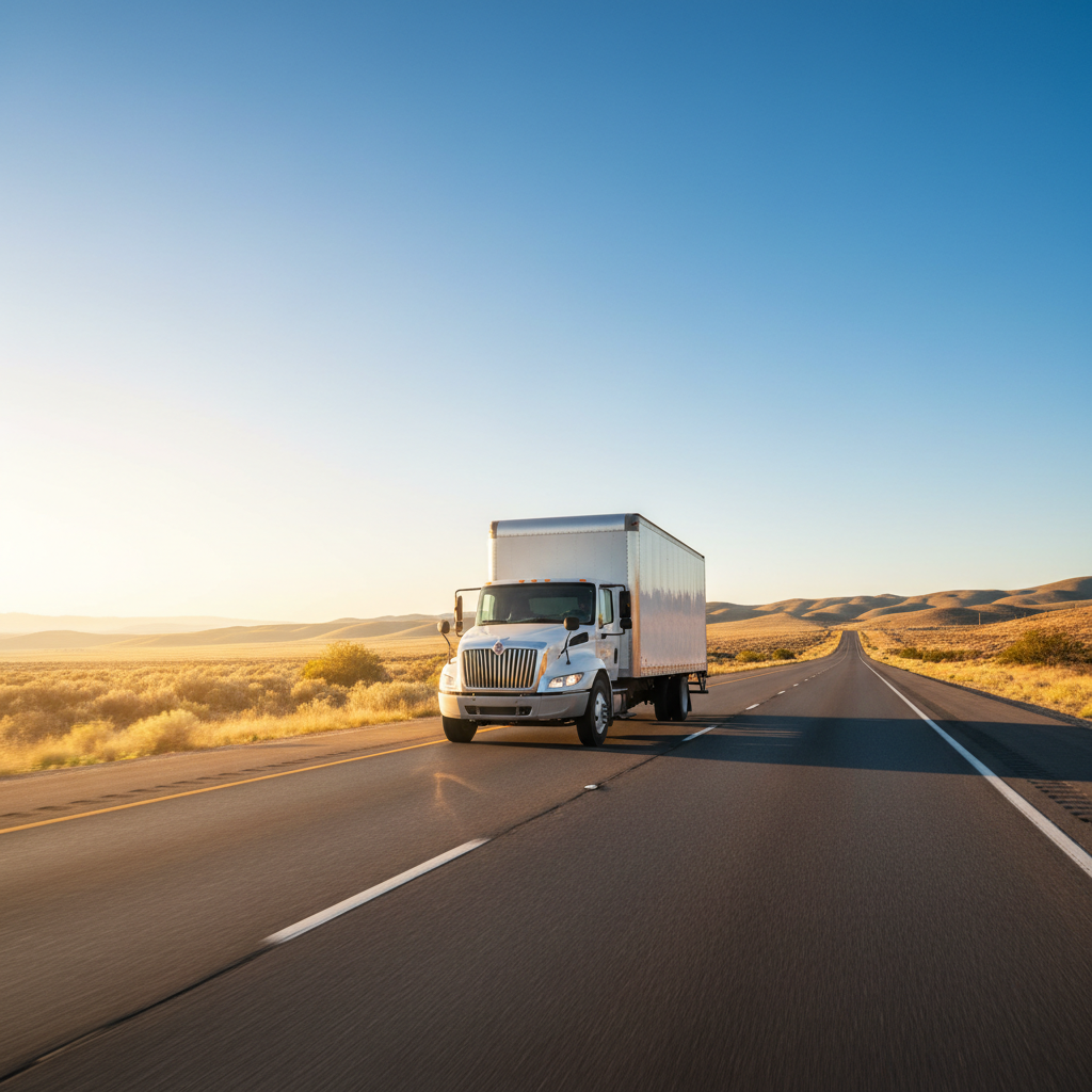 United Star truck on highway