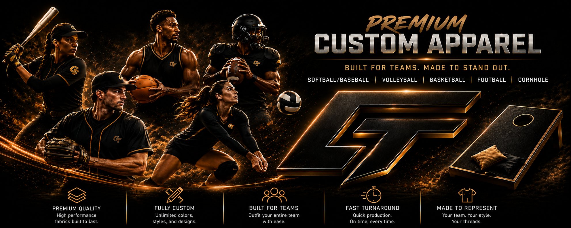 Custom Game Threads team uniforms