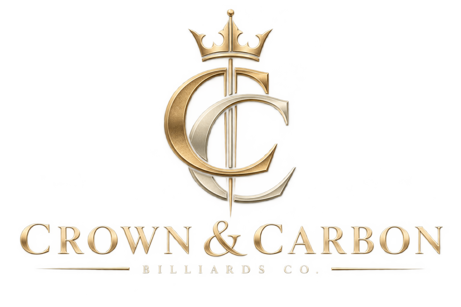 Crown & Carbon Billiards Co. logo