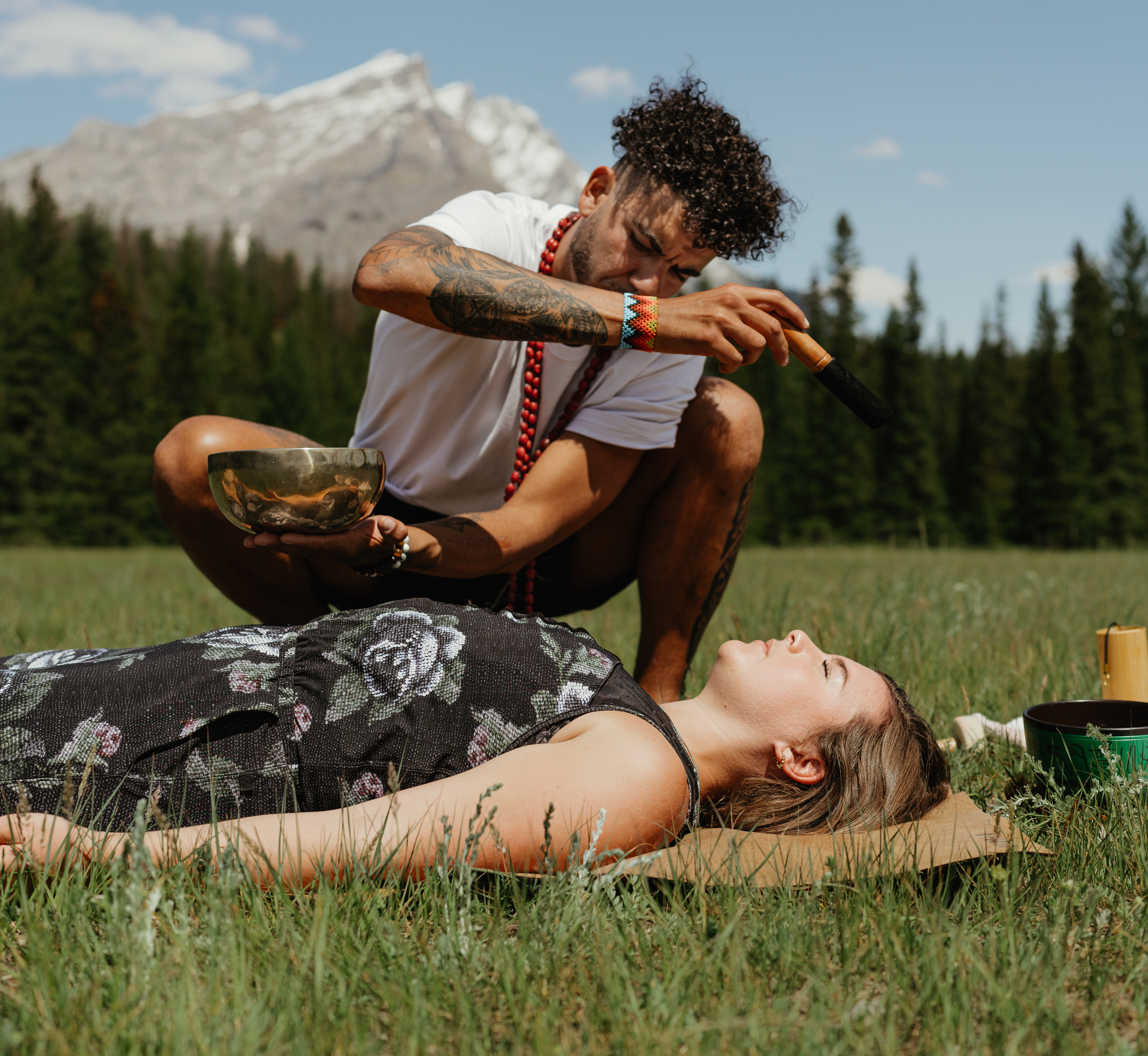 Sound healing ao ar livre