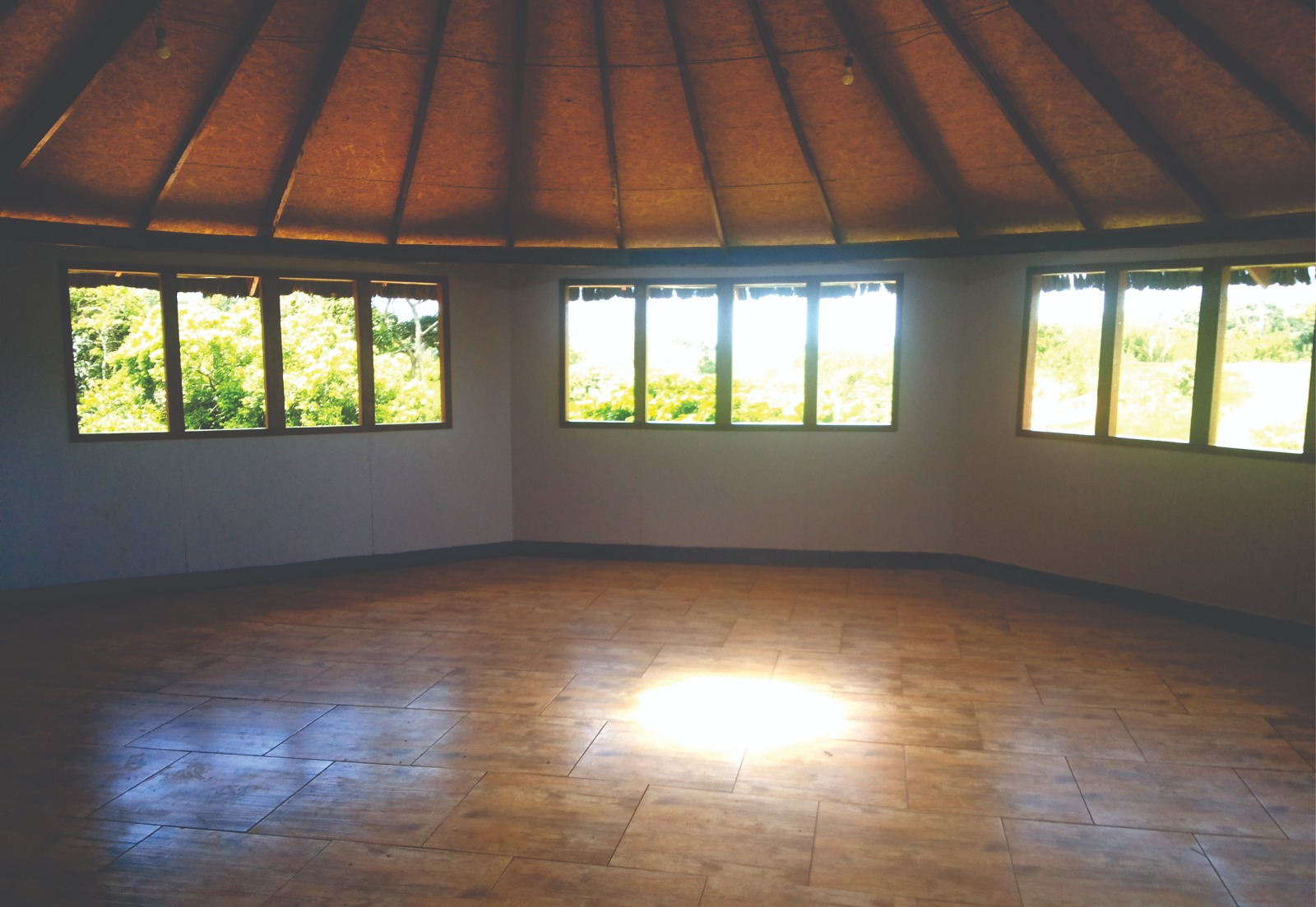 Espaço circular de prática