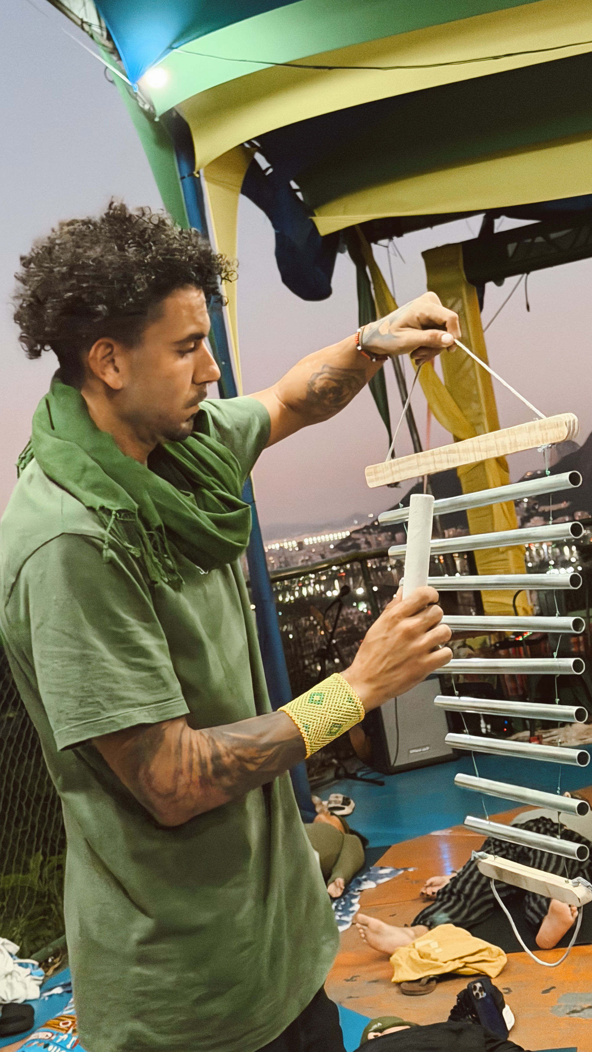 Condução com chimes