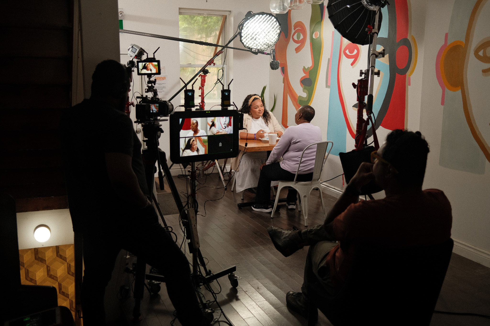 On set