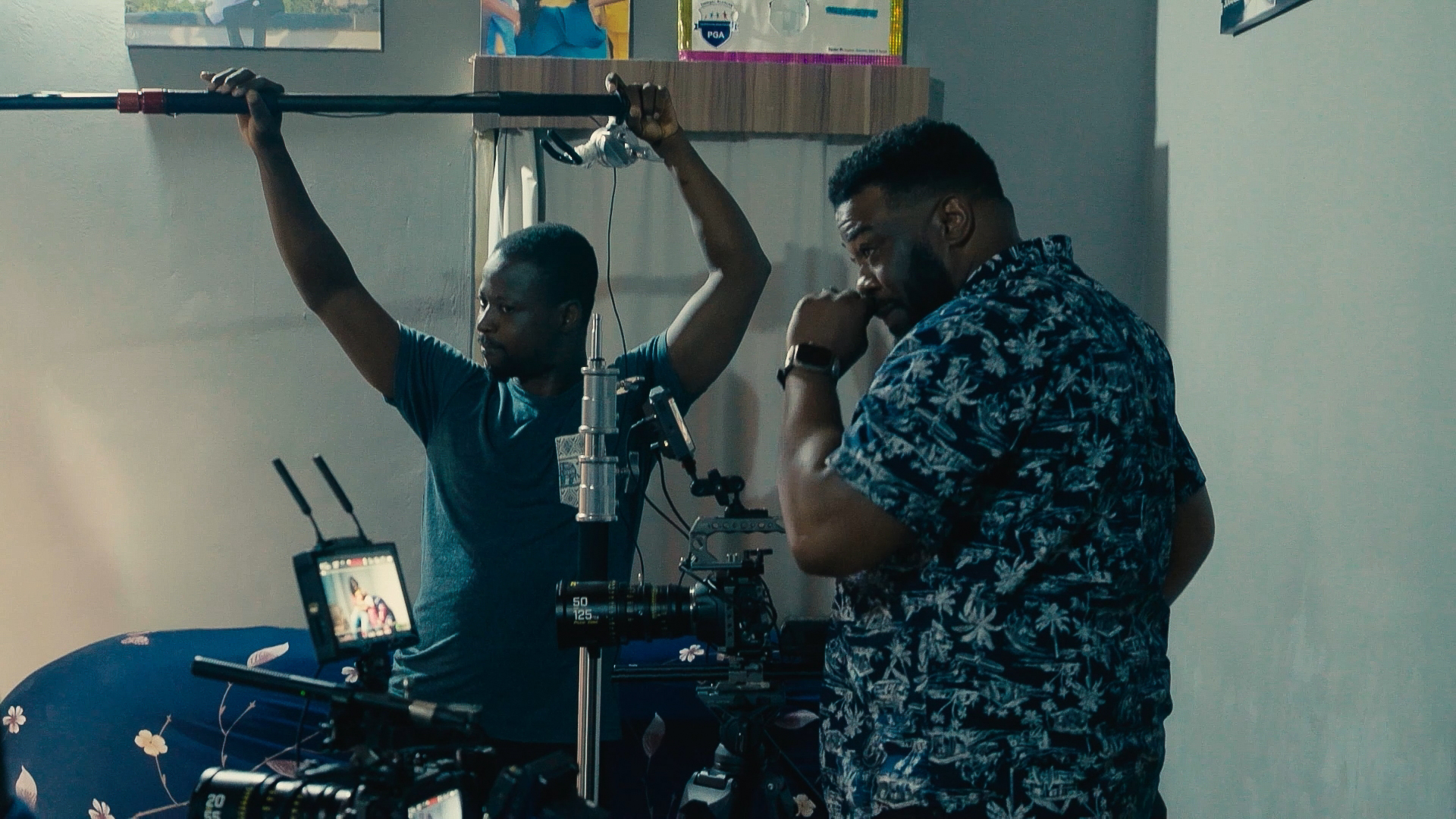 On set