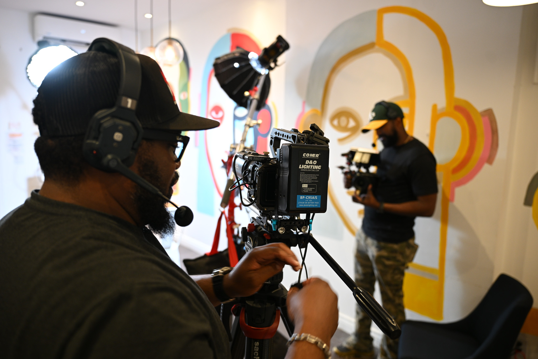 On set