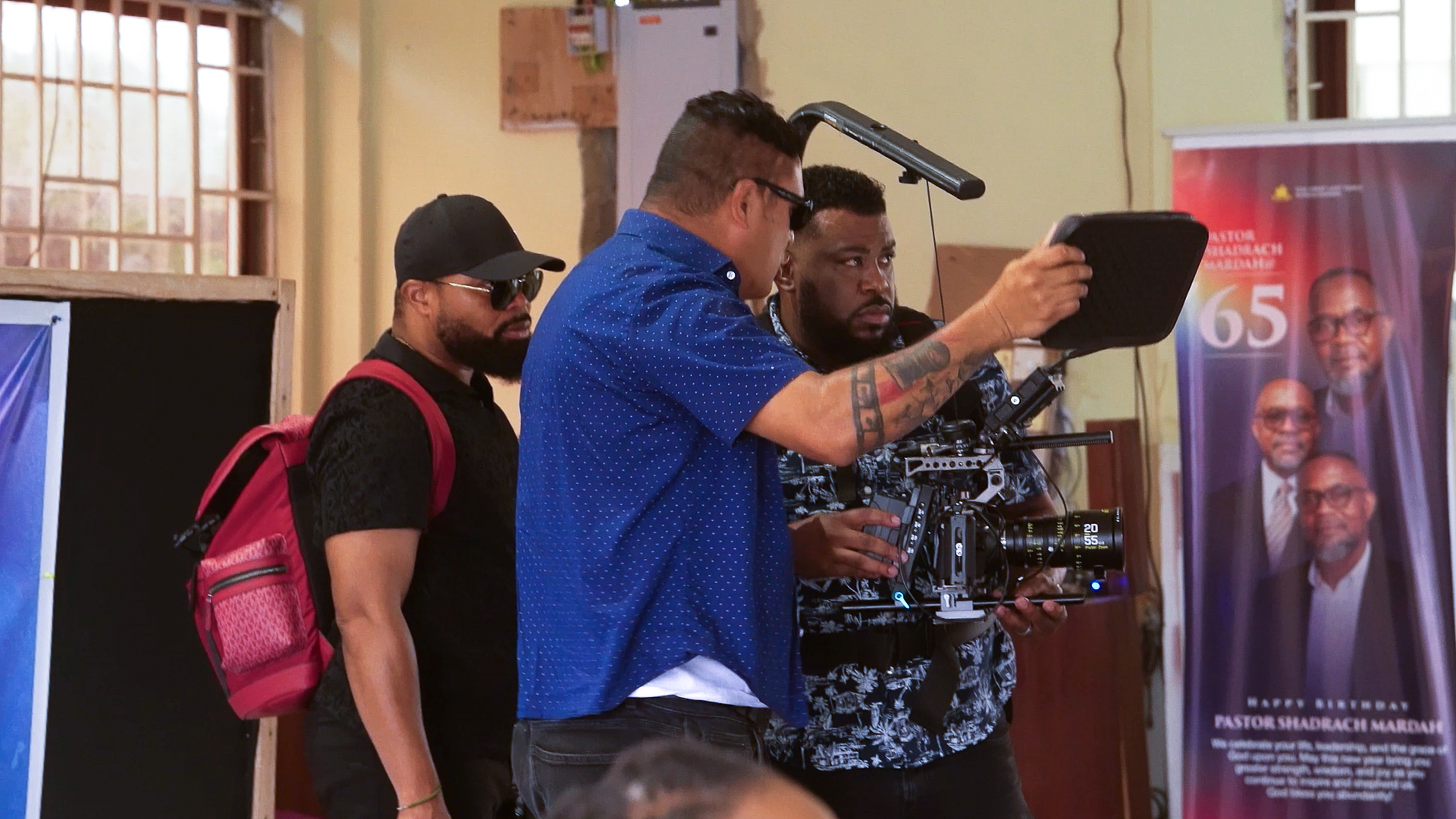 On set