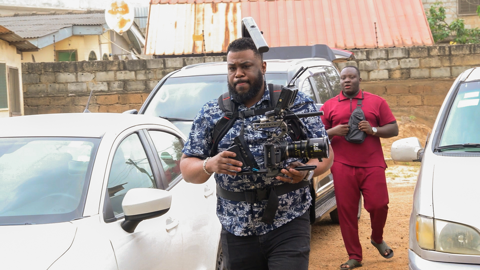 On set