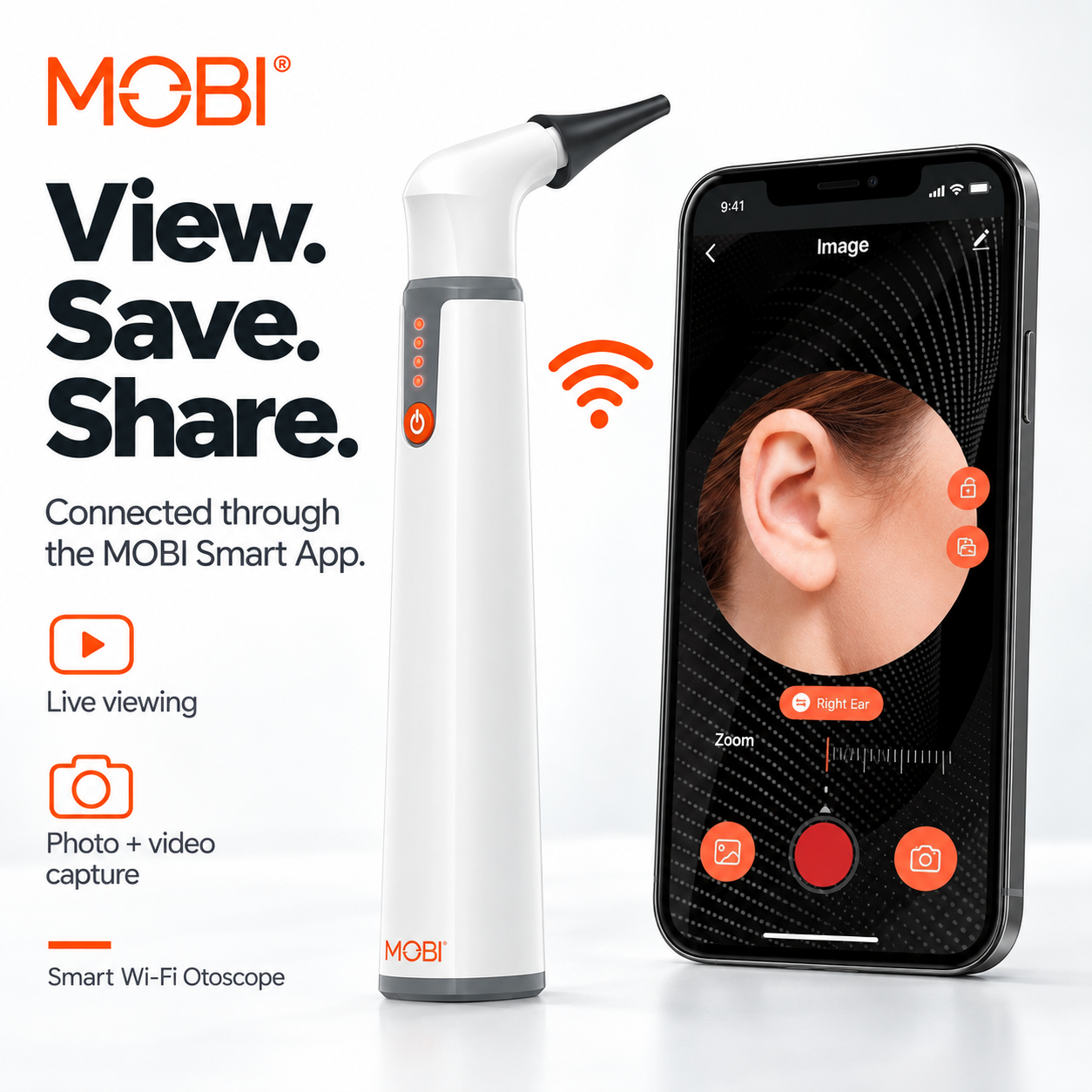 Smart Otoscope Jr. — Ear, Nose, Throat 1080P HD Camera feature 15