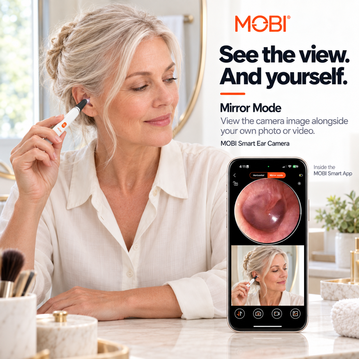 Smart Otoscope Jr. — Ear, Nose, Throat 1080P HD Camera feature 4