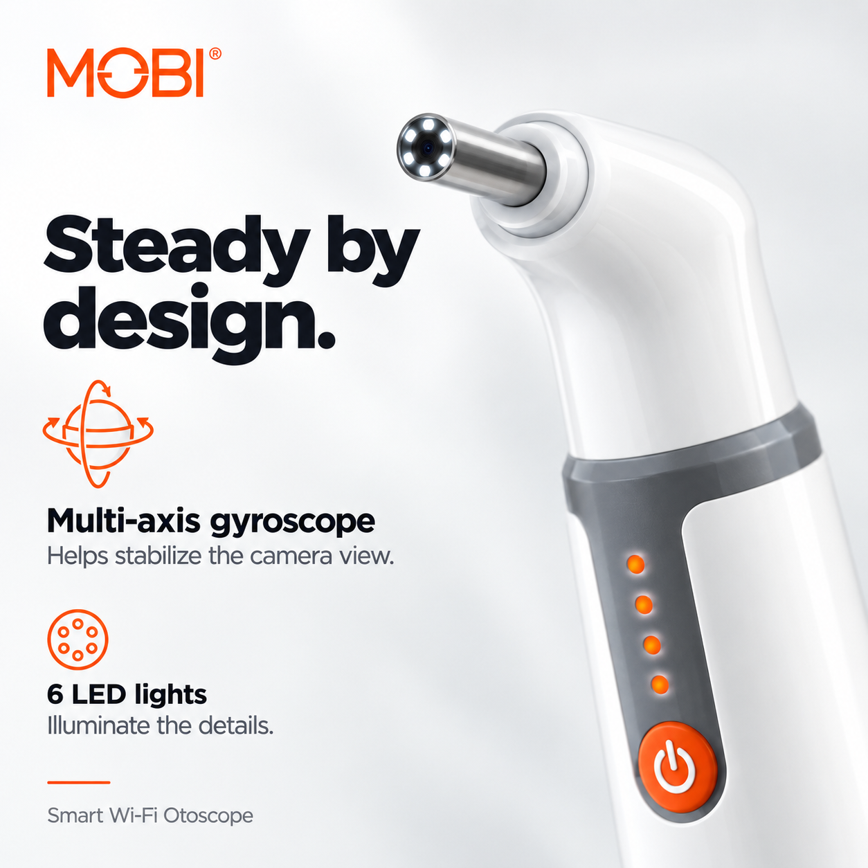 Smart Otoscope Jr. — Ear, Nose, Throat 1080P HD Camera feature 12