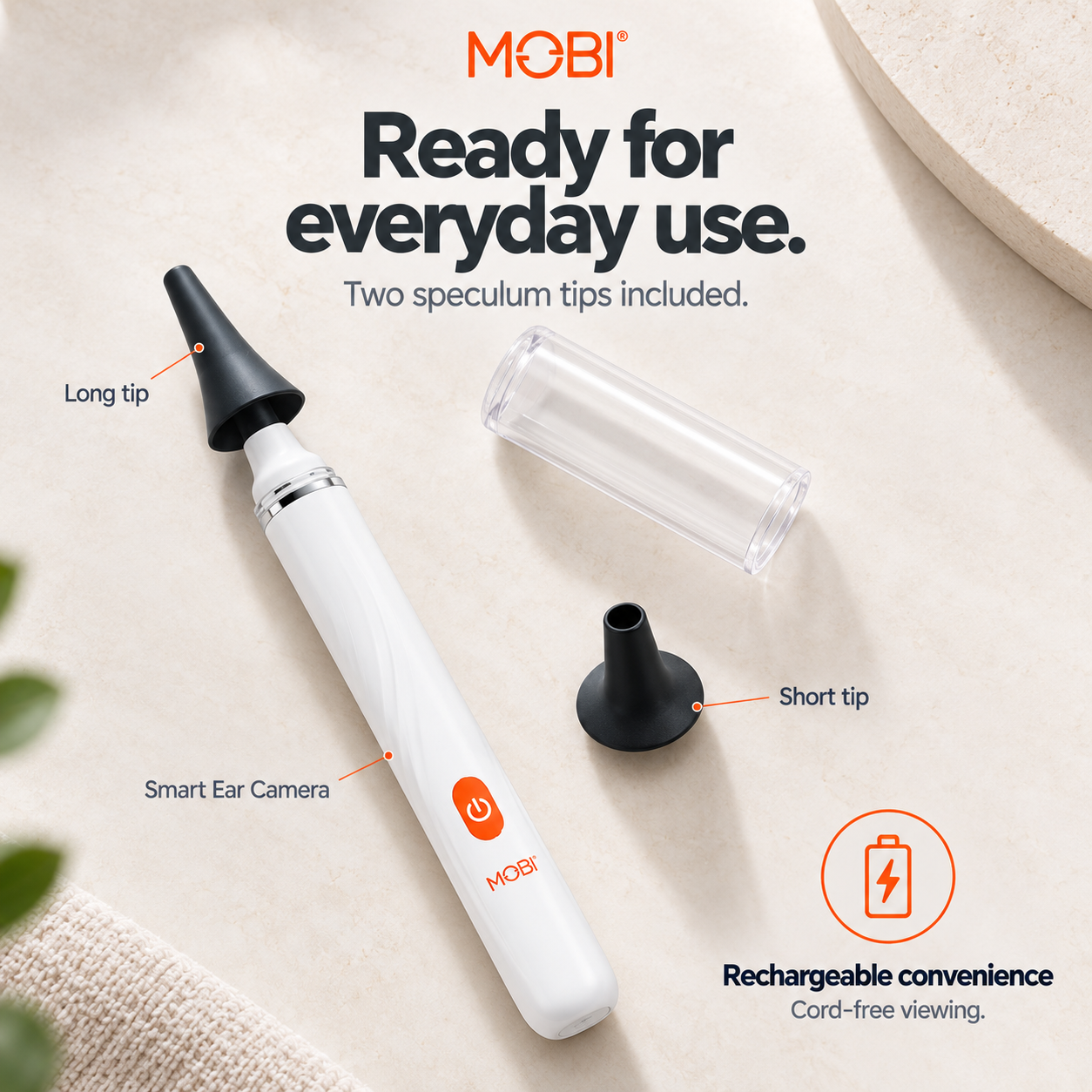 Smart Otoscope Jr. — Ear, Nose, Throat 1080P HD Camera feature 5