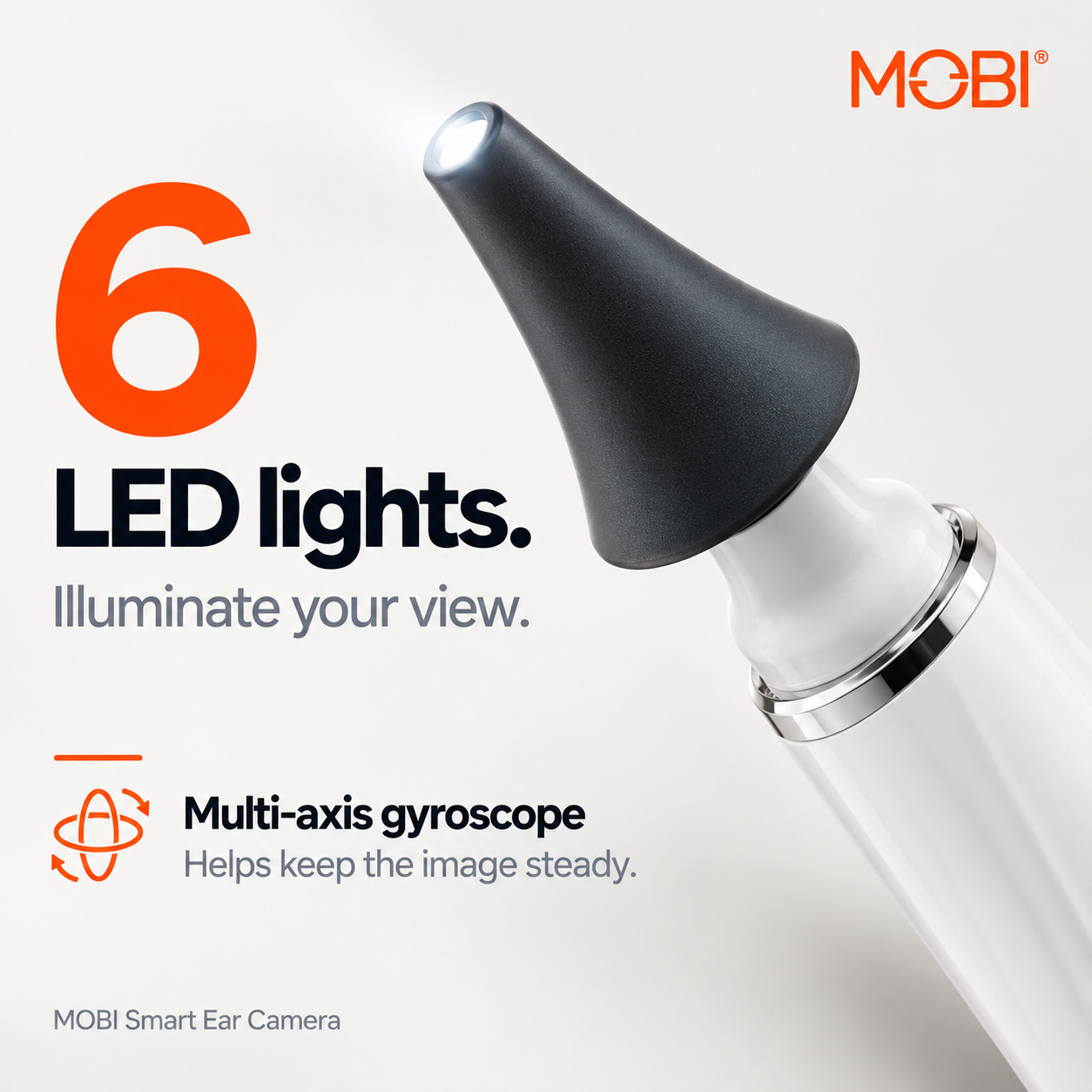 Smart Otoscope Jr. — Ear, Nose, Throat 1080P HD Camera feature 3