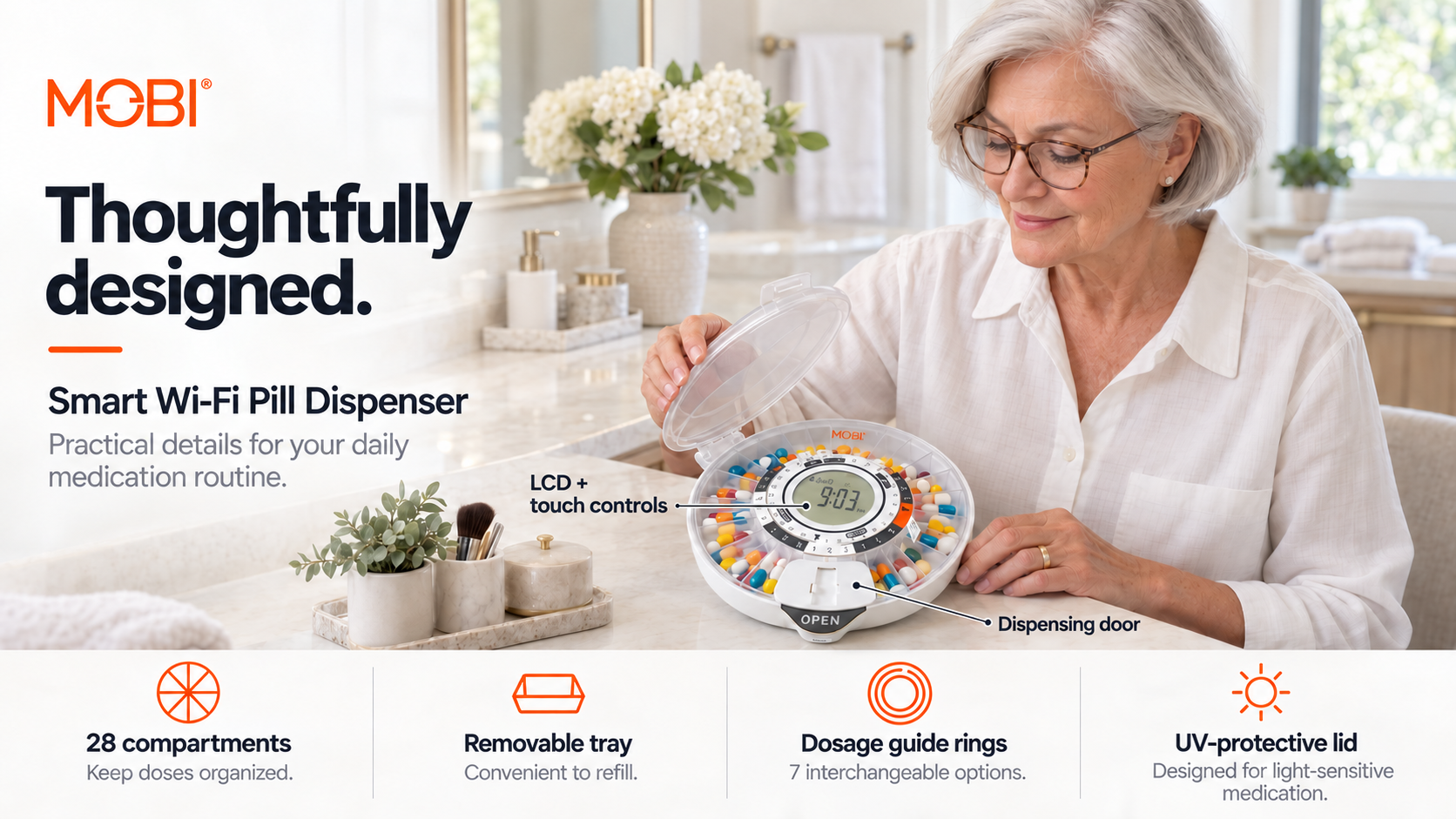 Smart WiFi Automatic Pill Dispenser feature 6