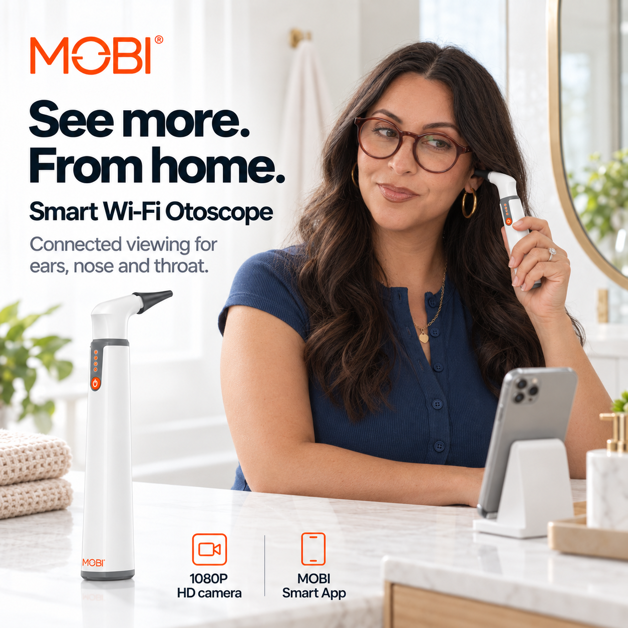 Smart Otoscope Jr. — Ear, Nose, Throat 1080P HD Camera feature 17