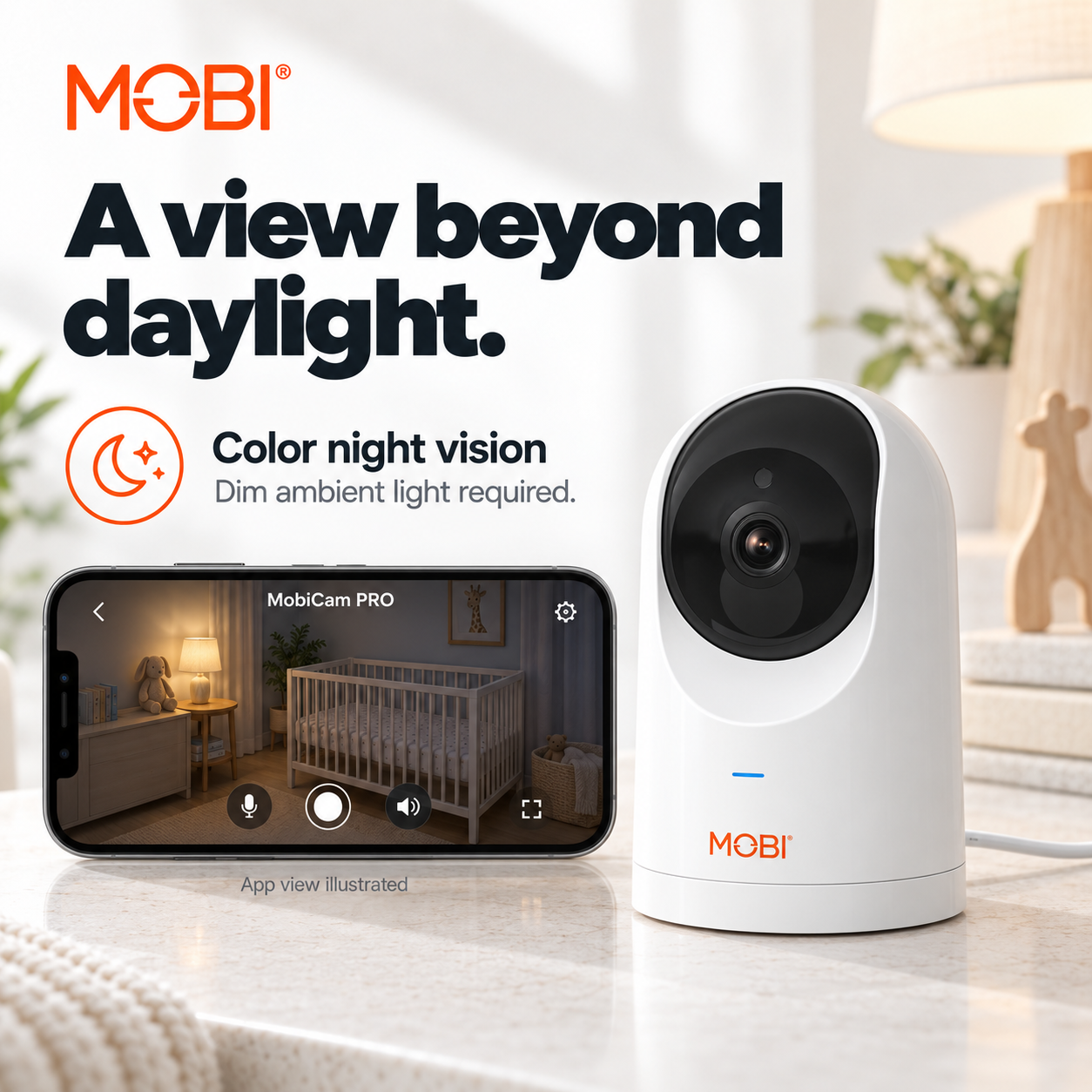 MobiCam PRO Smart Baby Monitor feature 7