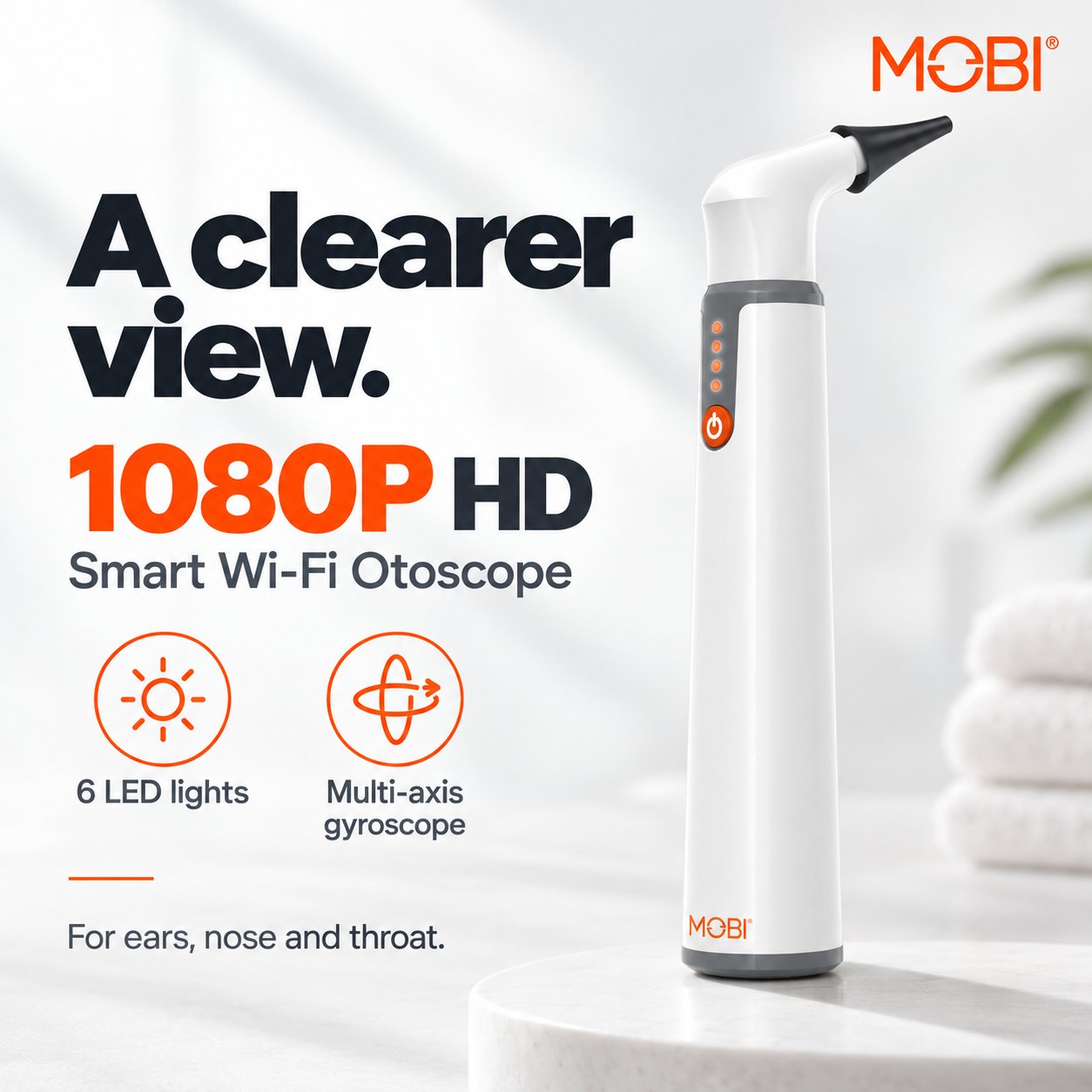 Smart Otoscope Jr. — Ear, Nose, Throat 1080P HD Camera feature 10