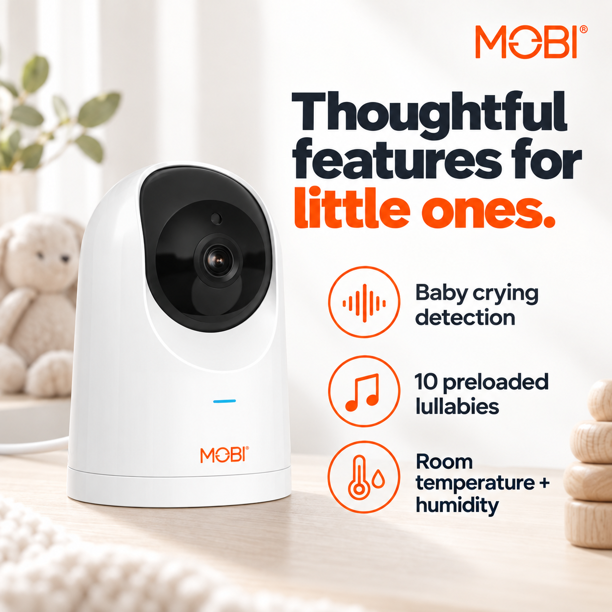 MobiCam PRO Smart Baby Monitor feature 6