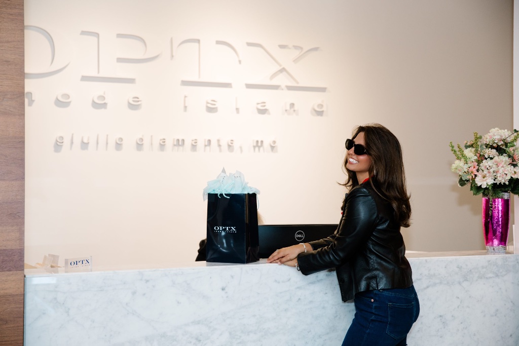 Luxury eyewear collection display