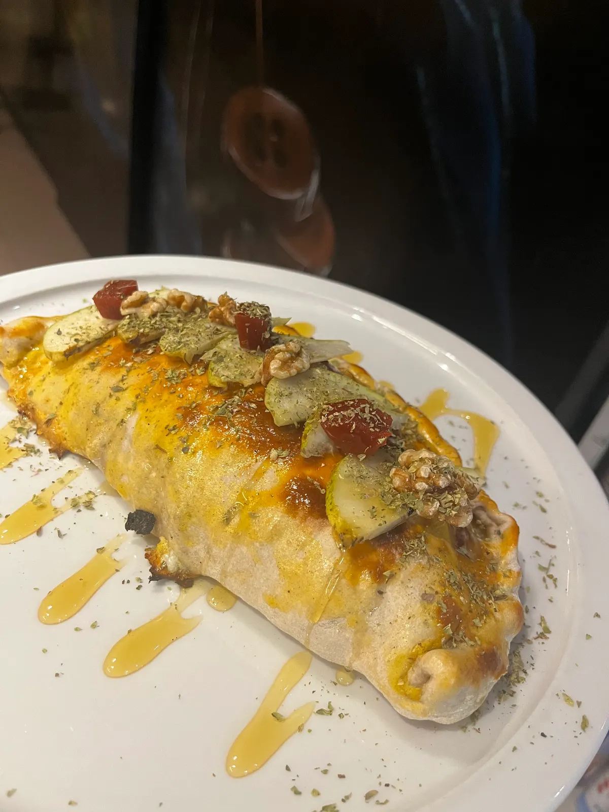 Calzone at L'Antiga Sastreria