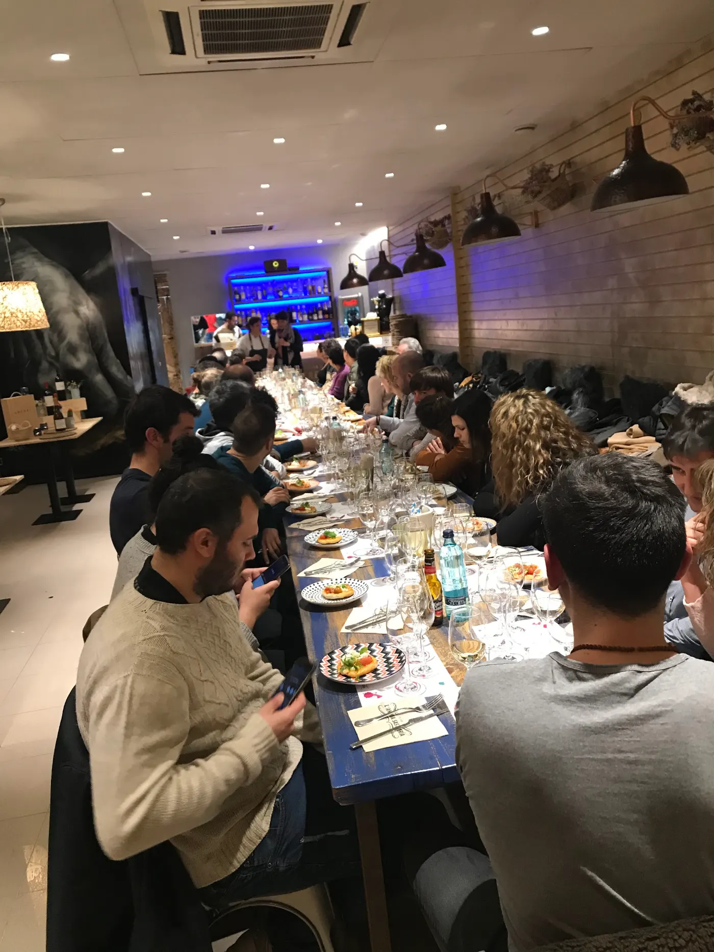 Sala plena a L'Antiga Sastreria, Navàs