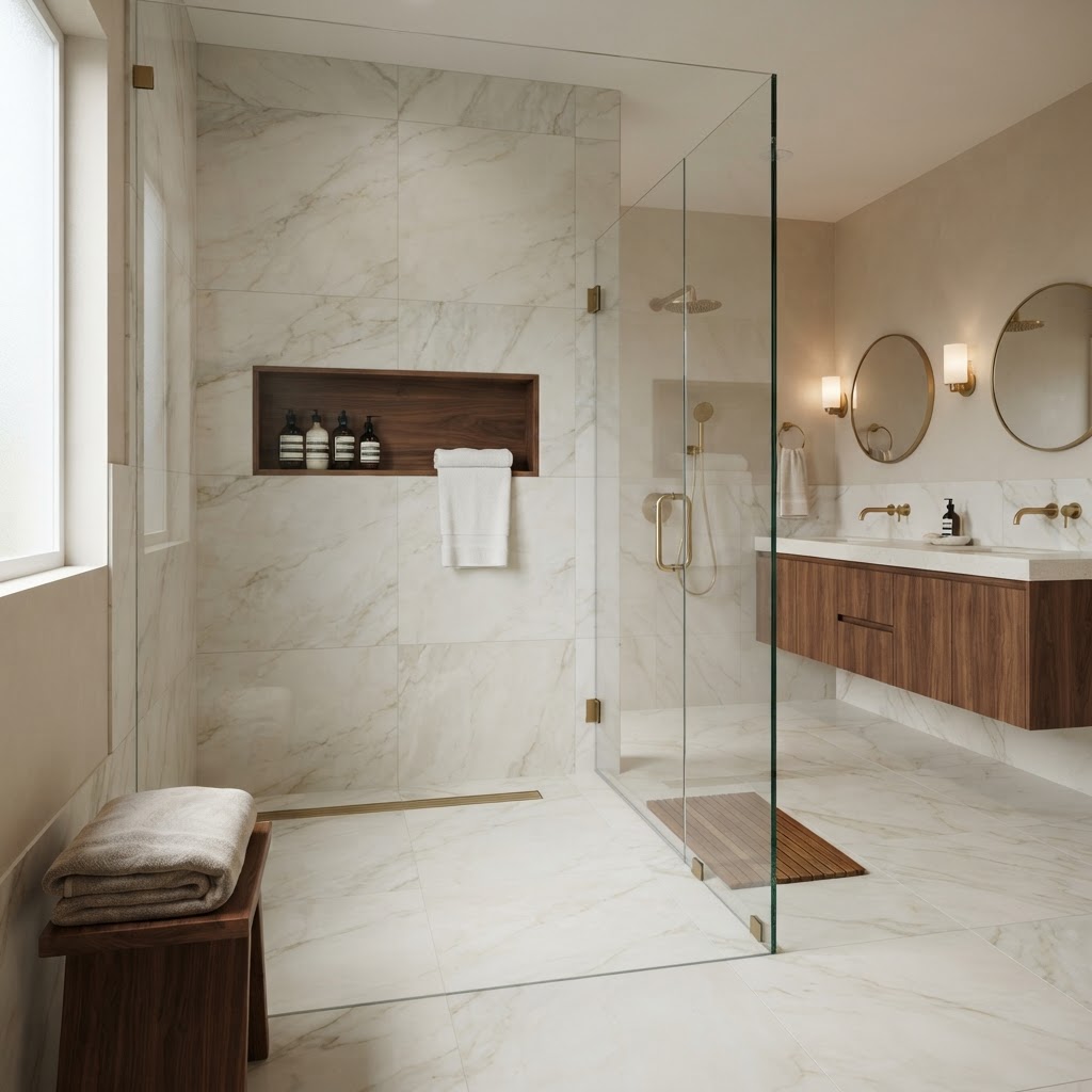 Spa-Inspired Master Bathroom — gallery photo 2 by 369 Builders