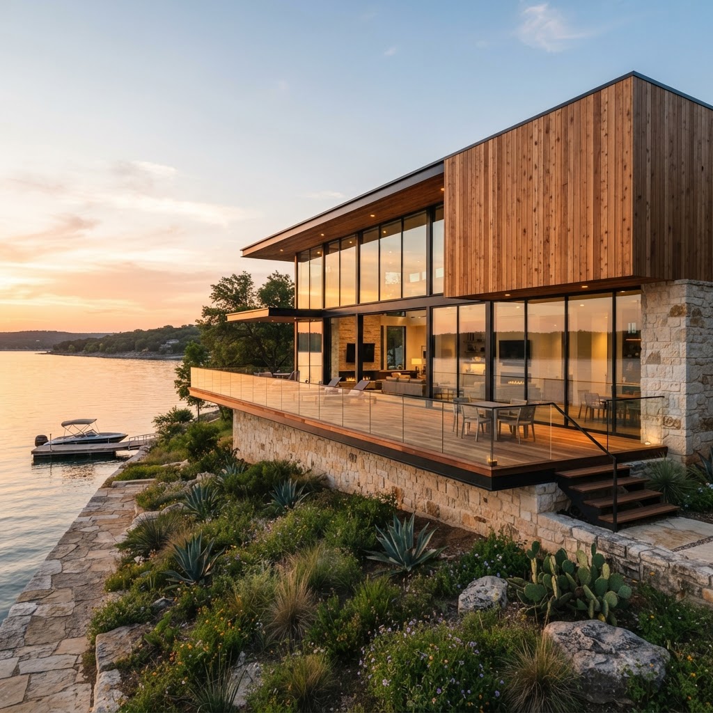 Modern Lakeside Custom Home — Custom Home in Lake District, Austin TX
