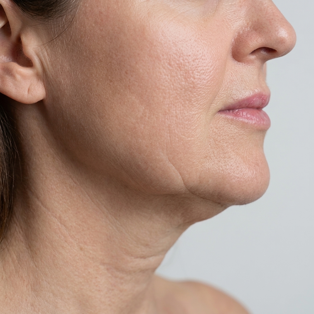 Before Jawline & Chin Contouring